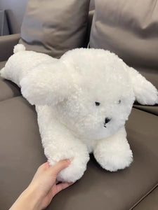 Fluffy Giant Maltese Stuffed Animal Plush Toy Pillows-Stuffed Animals-Home Decor, Maltese, Pillows, Stuffed Animal-Bichon-CHINA-about 120cm-7