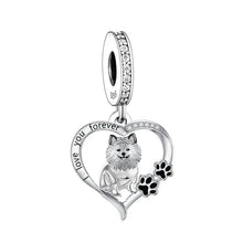 Load image into Gallery viewer, Fluffy Love American Eskimo Dog Pendant – Cute Jewelry-Accessories-Accessories,American Eskimo Dog,Dog Memorial Gifts,Dog Mom Gifts,Jewellery,Pendant-2
