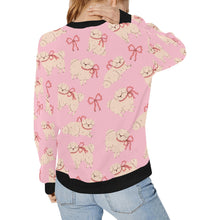 Load image into Gallery viewer, Fluffy Maltese Bliss with Bows Sweatshirt for Women-7