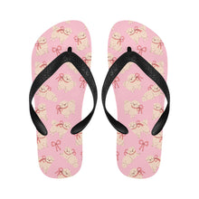 Load image into Gallery viewer, Fluffy Maltese Bliss with Bows Unisex Slippers-17