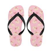 Fluffy Maltese Bliss with Bows Unisex Slippers-17