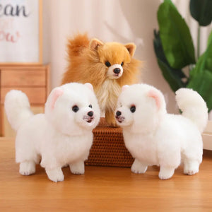 Fluffy Pet Me Pomeranian Stuffed Animal Plush Toys-Stuffed Animals-Pomeranian, Stuffed Animal-2