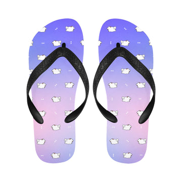 Fluffy Samoyed Frolic Unisex Slippers 7 Gradients 4 360x