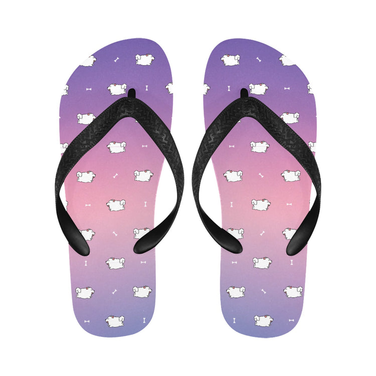 Fluffy Samoyed Frolic Unisex Slippers 7 Gradients 8 750x