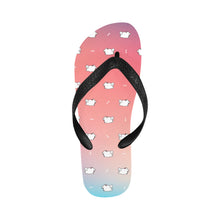 Load image into Gallery viewer, Fluffy Samoyed Frolic Unisex Slippers - 7 Gradients-Black6-S-15