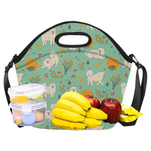 Load image into Gallery viewer, Autumn Bliss Fluffy Eskimos Neoprene Lunch Bag-22