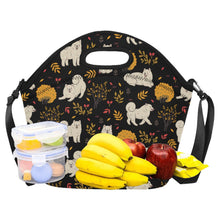 Load image into Gallery viewer, Autumn Bliss Fluffy Eskimos Neoprene Lunch Bag-25
