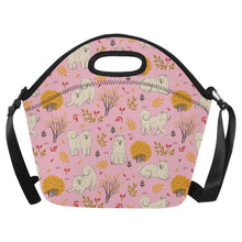 Load image into Gallery viewer, Autumn Bliss Fluffy Eskimos Neoprene Lunch Bag-Light Pink-ONESIZE-3