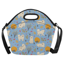 Load image into Gallery viewer, Autumn Bliss Fluffy Eskimos Neoprene Lunch Bag-Sky Blue-ONESIZE-5