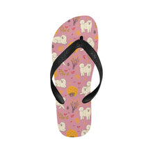 Load image into Gallery viewer, Fluffy Samoyeds in Autumn Bliss-PaleVioletRed-S-7