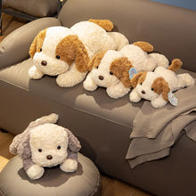 Load image into Gallery viewer, Fluffy White and Tan Cocker Spaniel Stuffed Animal Plush Toys