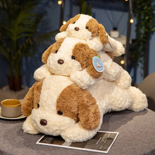 Load image into Gallery viewer, Fluffy White and Tan Cocker Spaniel Stuffed Animal Plush Toys