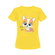 For You Corgi Women's Cotton T-Shirt-Apparel-Apparel, Corgi, Shirt, T Shirt-6