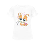 For You Corgi Women's Cotton T-Shirt-Apparel-Apparel, Corgi, Shirt, T Shirt-7