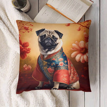 Load image into Gallery viewer, Forbidden City Fawn Pug Plush Pillow Case-Cushion Cover-Dog Dad Gifts, Dog Mom Gifts, Home Decor, Pillows, Pug-5