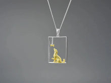 Load image into Gallery viewer, Framed 3D Labrador Silver Necklace and Pendant-Dog Themed Jewellery-Jewellery, Labrador, Necklace, Pendant-6