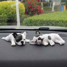 Load image into Gallery viewer, French Bulldog Car Dashboard Ornaments - Adorable Sleeping Frenchies - White / Cream and Pied Coat Colors-Car Accessories-Car Accessories,Figurines,French Bulldog-7