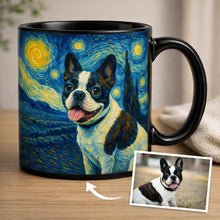 Load image into Gallery viewer, Personalized Starry Night Artwork French Bulldog Coffee Mug-Mug-French Bulldog,Dog Dad Gifts,Dog Memorial Gifts,Dog Mom Gifts,Mugs,Personalize Artwork-10