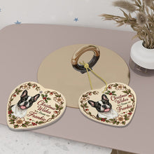 Load image into Gallery viewer, French Bulldog Dog Ornament - Christmas Wishes Design - Personalized with Name-Christmas Ornament-Christmas,French Bulldog,Personalize Artwork-6
