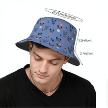 Load image into Gallery viewer, French Bulldog Doodles Bucket Hat-Hats &amp; Caps-8