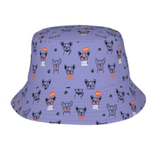 Load image into Gallery viewer, French Bulldog Doodles Bucket Hat-Hats &amp; Caps-Lavender Purple-One Size-5