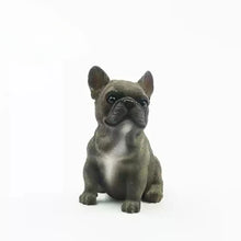 Load image into Gallery viewer, French Bulldog Figurines - Realistic Sitting Frenchies - 6 Coat Colors-Figurines-Figurines,French Bulldog-Blue / Brindle-7