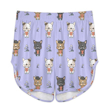 Load image into Gallery viewer, French Bulldog Flowers and Hearts Women's Cami and Shorts Pajama Set-Apparel-Apparel,Dog Mom Gifts,French Bulldog,Pajamas-8