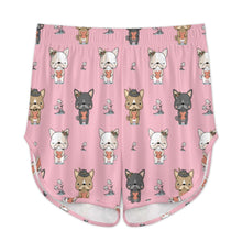 Load image into Gallery viewer, French Bulldog Flowers and Hearts Women's Cami and Shorts Pajama Set-Apparel-Apparel,Dog Mom Gifts,French Bulldog,Pajamas-12