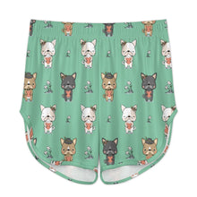 Load image into Gallery viewer, French Bulldog Flowers and Hearts Women's Cami and Shorts Pajama Set-Apparel-Apparel,Dog Mom Gifts,French Bulldog,Pajamas-16