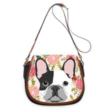 Load image into Gallery viewer, French Bulldog in Bloom Messenger Bag - Series 1-Accessories-Accessories, Bags, French Bulldog-French Bulldog-16