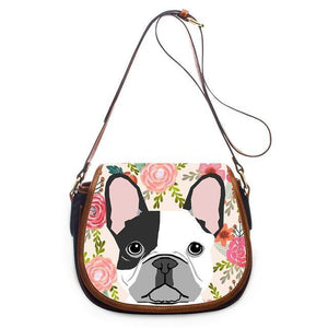 French Bulldog in Bloom Messenger Bag - Series 1-Accessories-Accessories, Bags, French Bulldog-French Bulldog-16
