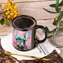 Load image into Gallery viewer, French Bulldog in Bold Pastels Coffee Mug-3