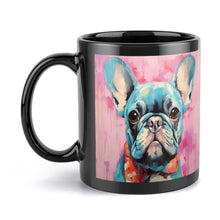 Load image into Gallery viewer, French Bulldog in Bold Pastels Coffee Mug-5