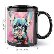 Load image into Gallery viewer, French Bulldog in Bold Pastels Coffee Mug-4