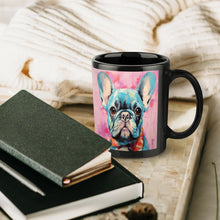 Load image into Gallery viewer, French Bulldog in Bold Pastels Coffee Mug-7