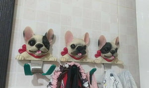 French Bulldog Love Multipurpose Wall Hooks-Home Decor-Bathroom Decor, Dogs, French Bulldog, Home Decor, Wall Hooks-13