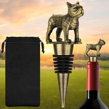 Load image into Gallery viewer, French Bulldog Love Wine Stoppers with Gift Bag-Accessories-Accessories, Christmas, Dog Dad Gifts, Dog Mom Gifts, French Bulldog, Home Decor-10