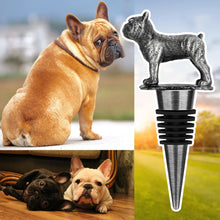 Load image into Gallery viewer, French Bulldog Love Wine Stoppers with Gift Bag-Accessories-Accessories, Christmas, Dog Dad Gifts, Dog Mom Gifts, French Bulldog, Home Decor-14