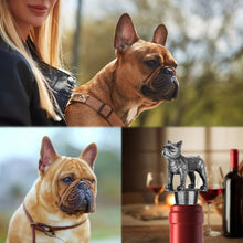 Load image into Gallery viewer, French Bulldog Love Wine Stoppers with Gift Bag-Accessories-Accessories, Christmas, Dog Dad Gifts, Dog Mom Gifts, French Bulldog, Home Decor-3