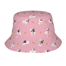 Load image into Gallery viewer, French Bulldog Playtime Adventures Bucket Hat-Hats &amp; Caps-Light Pink-One Size-17
