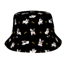 Load image into Gallery viewer, French Bulldog Playtime Adventures Bucket Hat-Hats &amp; Caps-Midnight Black-One Size-1