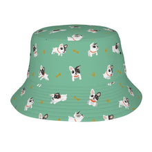 Load image into Gallery viewer, French Bulldog Playtime Adventures Bucket Hat-Hats &amp; Caps-Mint Green-One Size-9