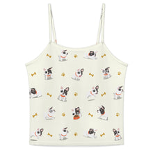 Load image into Gallery viewer, French Bulldog Playtime Adventures Women's Cami and Shorts Pajama Set-10