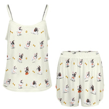 Load image into Gallery viewer, French Bulldog Playtime Adventures Women's Cami and Shorts Pajama Set-11