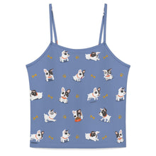 Load image into Gallery viewer, French Bulldog Playtime Adventures Women's Cami and Shorts Pajama Set-18