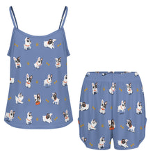 Load image into Gallery viewer, French Bulldog Playtime Adventures Women's Cami and Shorts Pajama Set-19