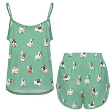 Load image into Gallery viewer, French Bulldog Playtime Adventures Women's Cami and Shorts Pajama Set-24