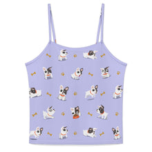 Load image into Gallery viewer, French Bulldog Playtime Adventures Women's Cami and Shorts Pajama Set-6