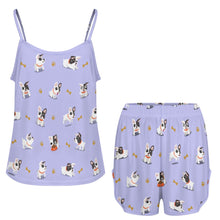 Load image into Gallery viewer, French Bulldog Playtime Adventures Women's Cami and Shorts Pajama Set-7