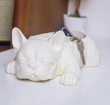 Load image into Gallery viewer, French Bulldog Resin Key Holder - Decorative Sundries Organizer-Home Decor-French Bulldog, Home Decor, Statue-White-3